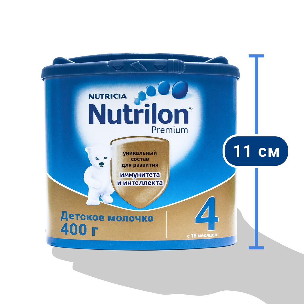 Nutrilon 4 Junior Premium Детское молочко, смесь молочная сухая, 400 г, 1 шт.