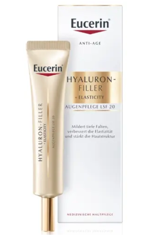 фото упаковки Eucerin Hyaluron-Filler крем для кожи вокруг глаз антивозрастной