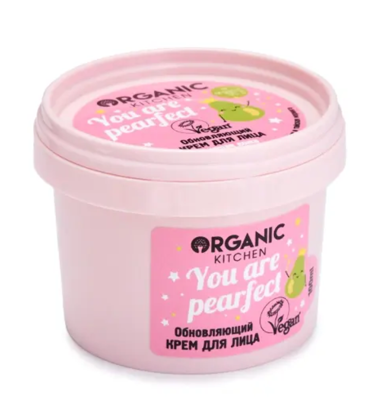 фото упаковки Organic kitchen крем для лица обновляющий you are pearfect