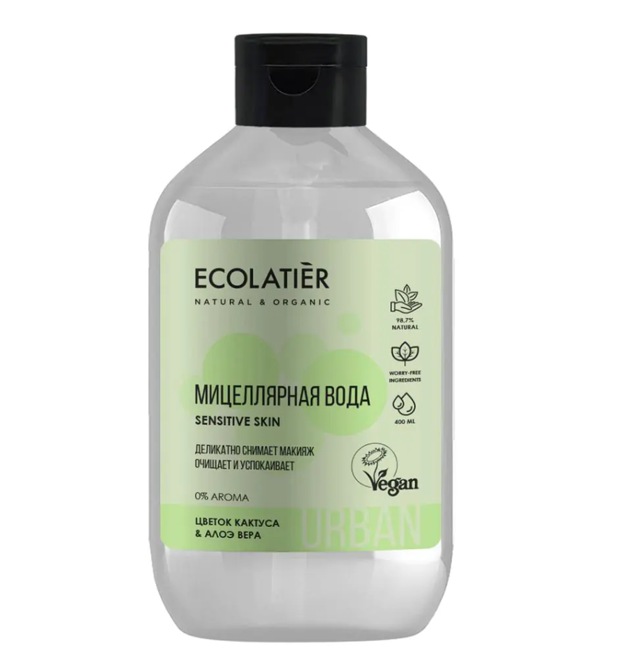фото упаковки Ecolatier Мицеллярная вода для чувствительной кожи