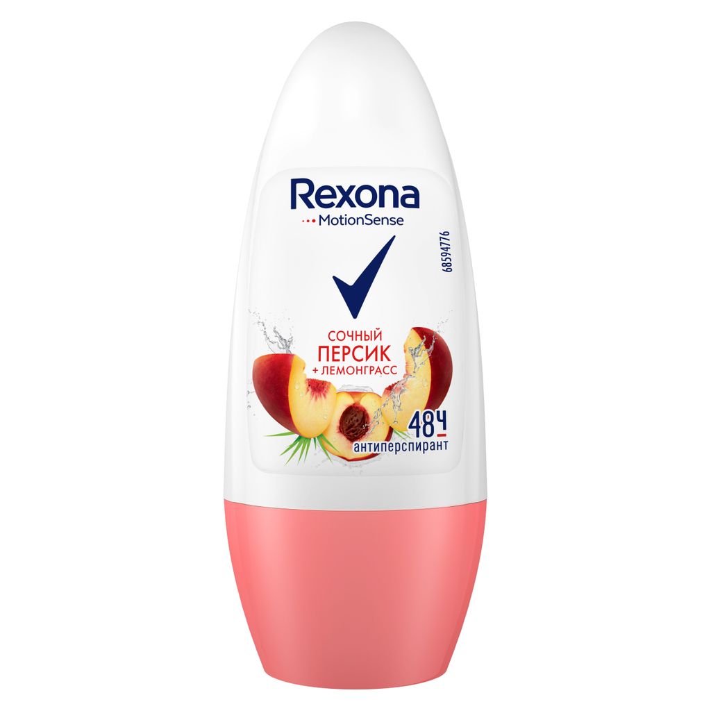 фото упаковки Rexona Антиперспирант Персик и Лемонграсс