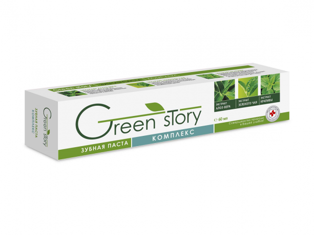 фото упаковки Green story Зубная паста Комплекс