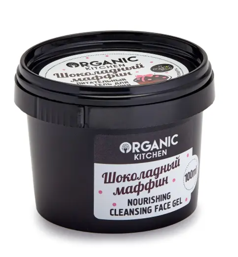 фото упаковки Organic kitchen гель для умывания питательный шоколадный маффин