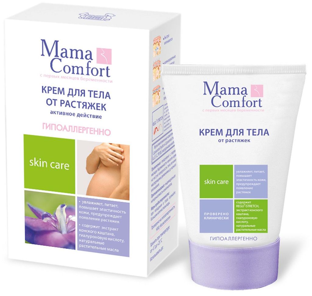 фото упаковки Mama Comfort Крем от растяжек