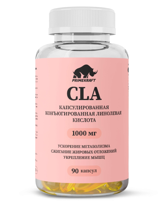 фото упаковки Prime kraft капсулированная конъюгированная линолевая кислота