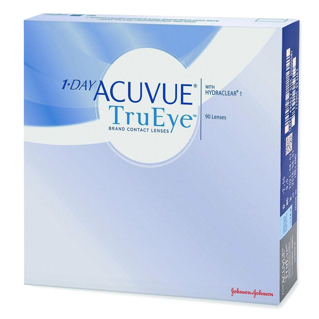 1-Day Acuvue TruEye Линзы контактные Однодневные, BC=8,5 d=14,2, D(-1.75), стерильно, 90 шт.
