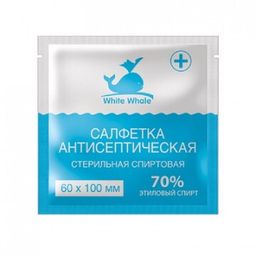 White Whale Салфетка антисептическая спиртовая