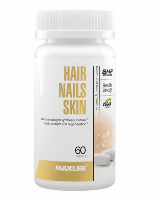 Maxler Комплекс для волос, ногтей и кожи, таблетки, 60 шт.