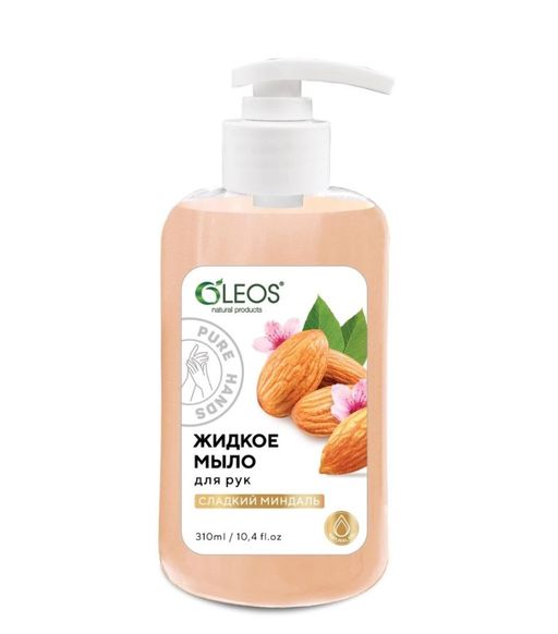 Oleos Мыло жидкое для рук, сладкий миндаль, 310мл, 1 шт.