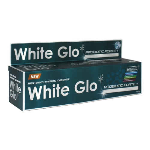 White Glo Зубная паста отбеливающая с пробиотиками, паста зубная, 100 г, 1 шт.