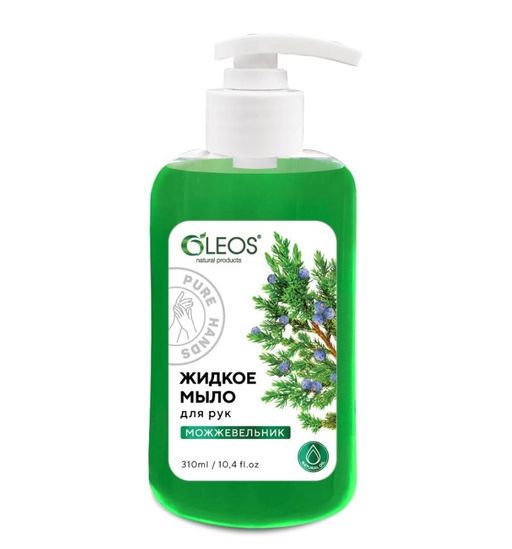Oleos Мыло жидкое для рук, можжевельник, 310мл, 1 шт.