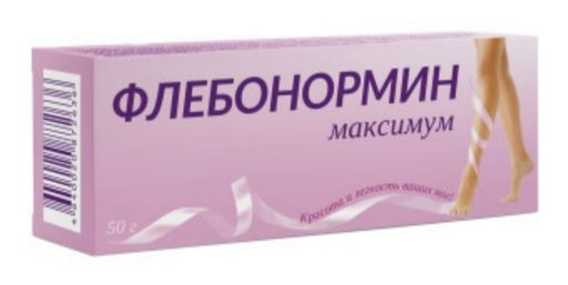 Флебонормин максимум, гель, 50 г, 1 шт.