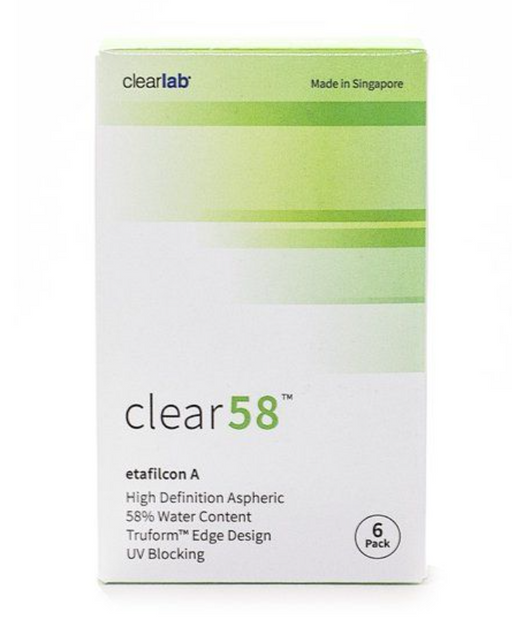 ClearLab Clear 58 Линзы контактные, BC=8,7 d=14,0, D(-5.75), 6 шт.