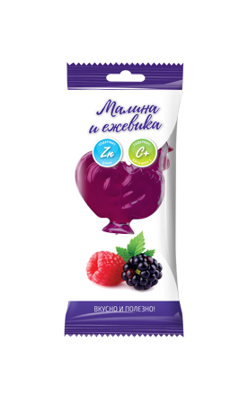 Карамель леденцовая петушок с витамином C, карамель, малина и ежевика, 17 г, 1 шт.
