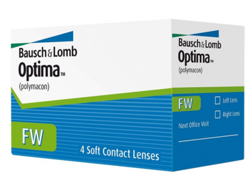 Bausch&Lomb Optima FW Контактные линзы плановой замены, BC=8,7 d=14,0, D(-6.00), стерильно, 4 шт.