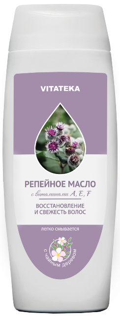 Витатека Репейное масло с чайным деревом, масло косметическое, 100 мл, 1 шт.