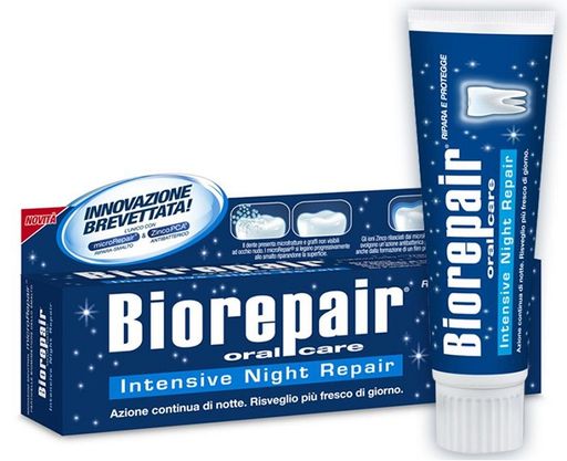 Biorepair Зубная паста ночное интенсивное восстановление, паста зубная, 75 г, 1 шт.